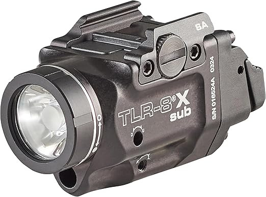 Streamlight 69419 TLR-8 X sub 500-Lumen Rail-Mounted Tactical