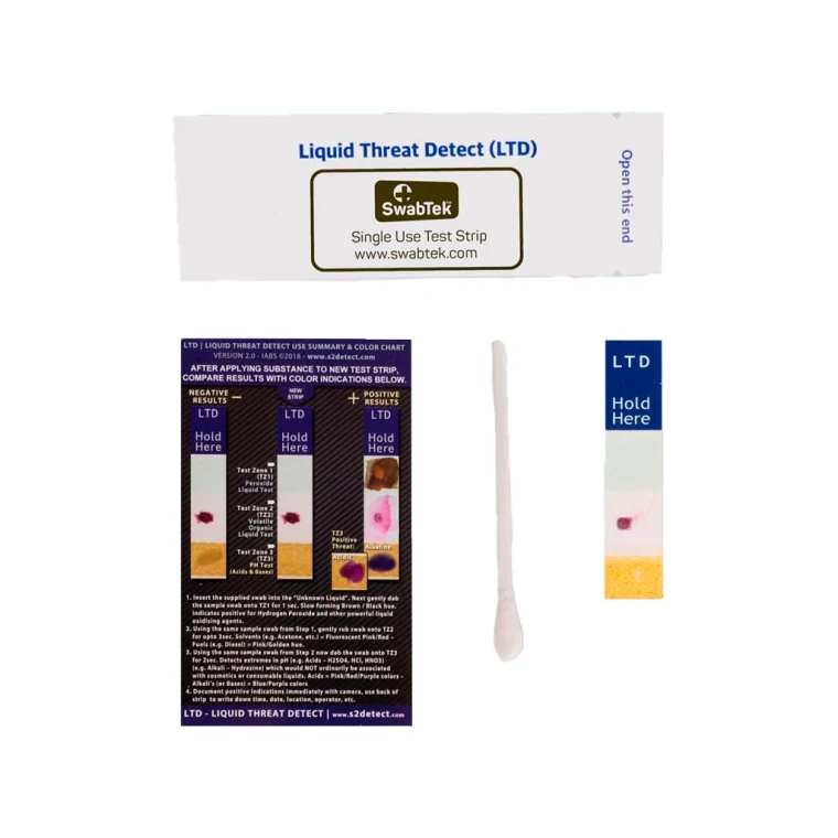 Forensics Source SwabTek Liquid Explosives Swab Test | Box of 25