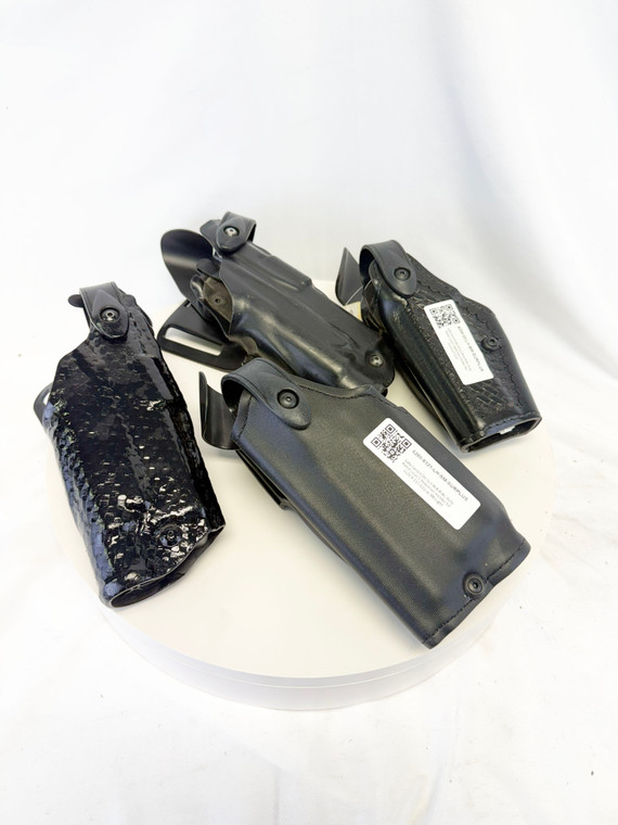 Lot of 4 Assorted Safariland Surplus Holsters | Mixed Styles & Models