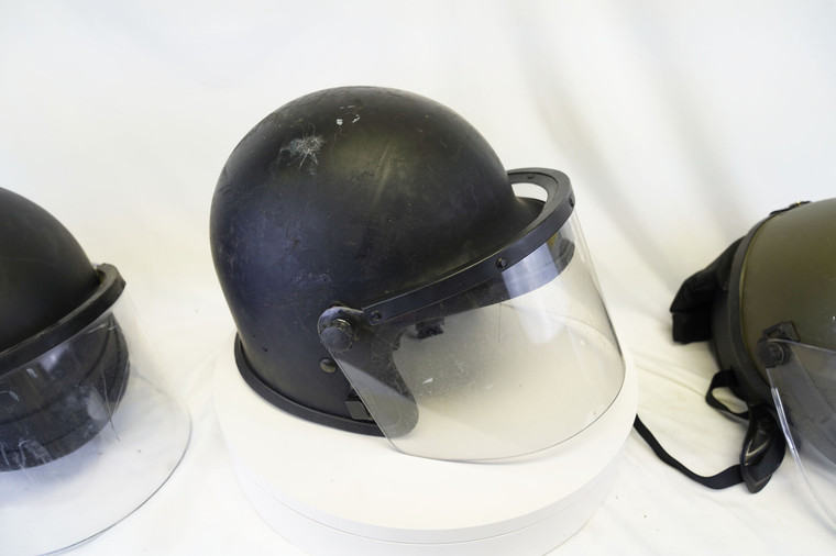 Surplus SWAT Riot Helmet with Face Shield Used Condition