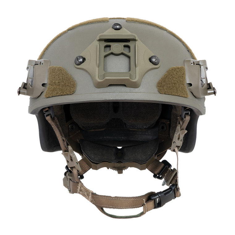 Busch AMP-1TP Ballistic Helmet (NIJ IIIA+ / DEA-FBI Protocol / VPAM-3) | Full-Cut, Mid-Cut & High-Cut with Rails (Black & Green)