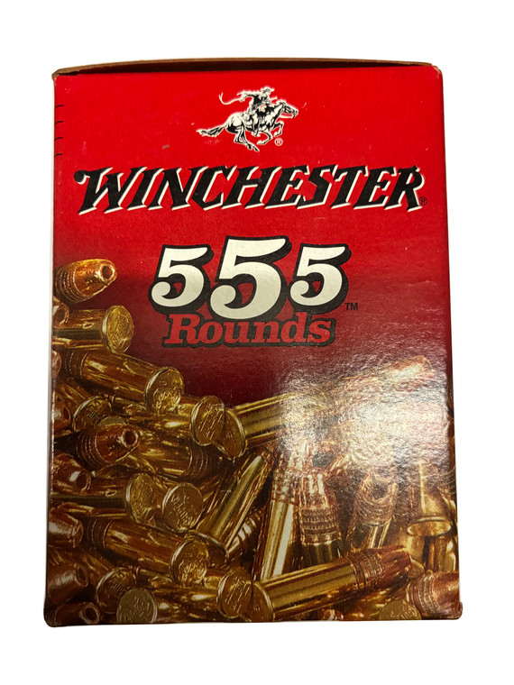 Winchester .22 LR 36 Grain Plated Hollow Point – 22LR555HP (555 Rounds)