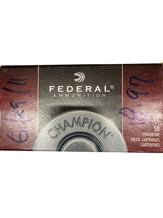 Federal Champion .38 Special 158gr Lead Round Nose Ammo (Box of 50)