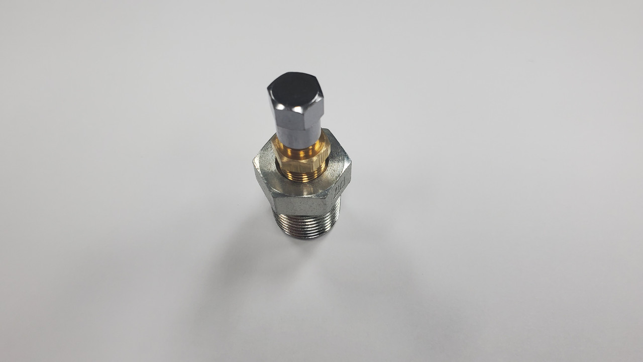 Air valve stem with reducer fitting Hoppo's Custom Suspension Works