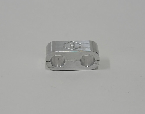 2 hole 3/8s billet hardline clamp