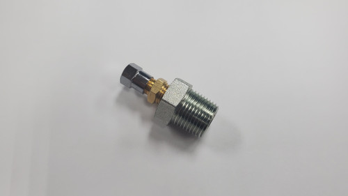 Air valve stem with reducer fitting