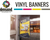 Vinyl Banner - 8ft x Custom Width