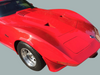 C3 - 1968-1976 HOOD, TURBO STYLE (Twin Naca Duct)