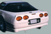 C4 - 1991-1996 REAR BUMPER, C-5 UPDATE W/SPOILER ,TRUFLEX