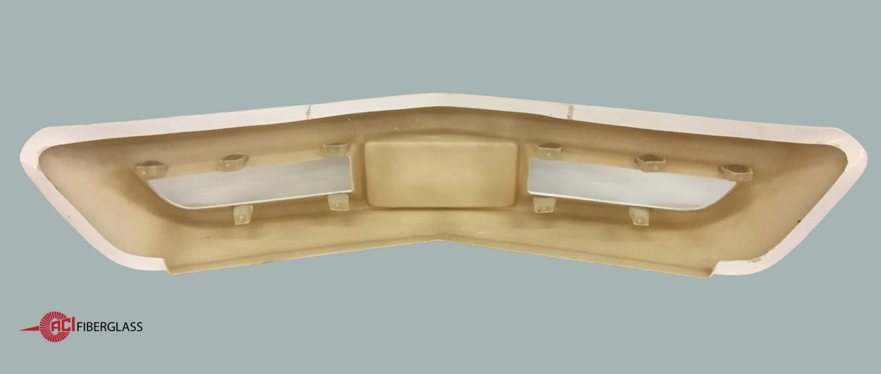 C3 - 1973-1974 BUMPER, CUSTOM (80 Style Grilles) FRONT