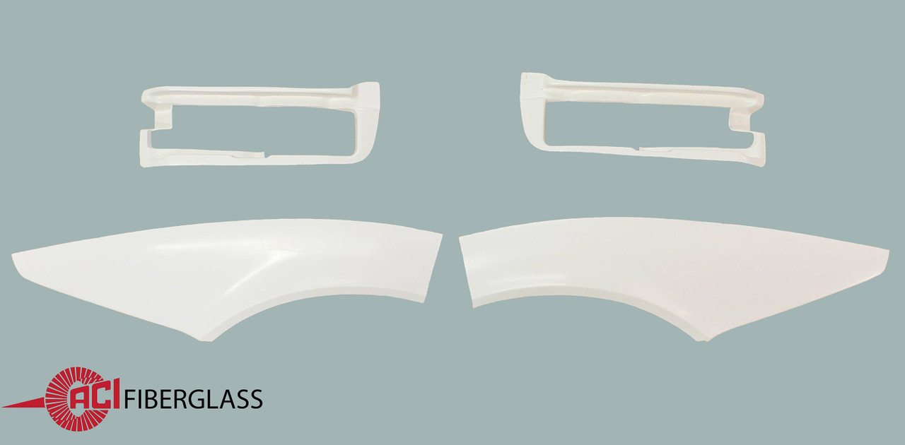C3 - 1973-1974 BUMPER, FRONT 80 STYLE CONVERSION KIT (When Installing JBF030 On 73-74)