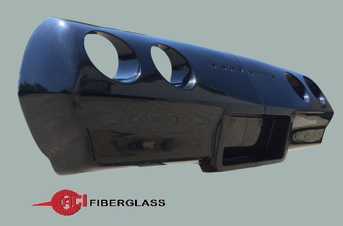 C3 - 1974 ONLY BUMPER, STOCK STYLE (1PC) REAR  TRUFLEX