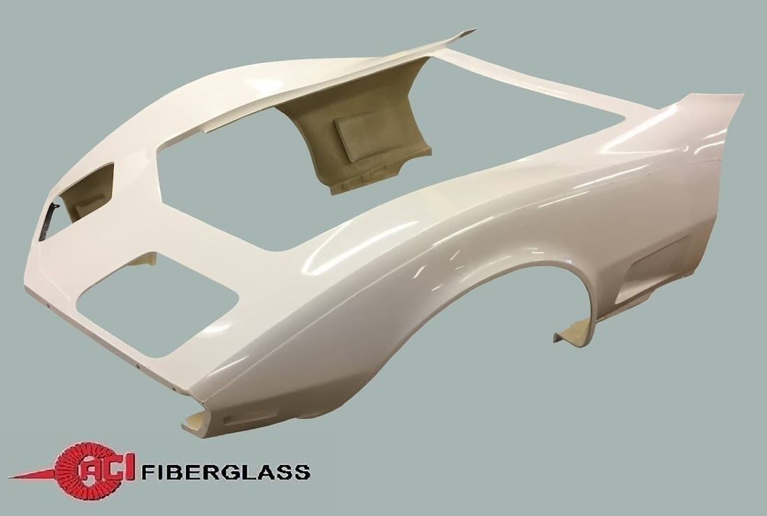 C3 - 1973-1974 FRONT END, (1PC) DOOR TO DOOR