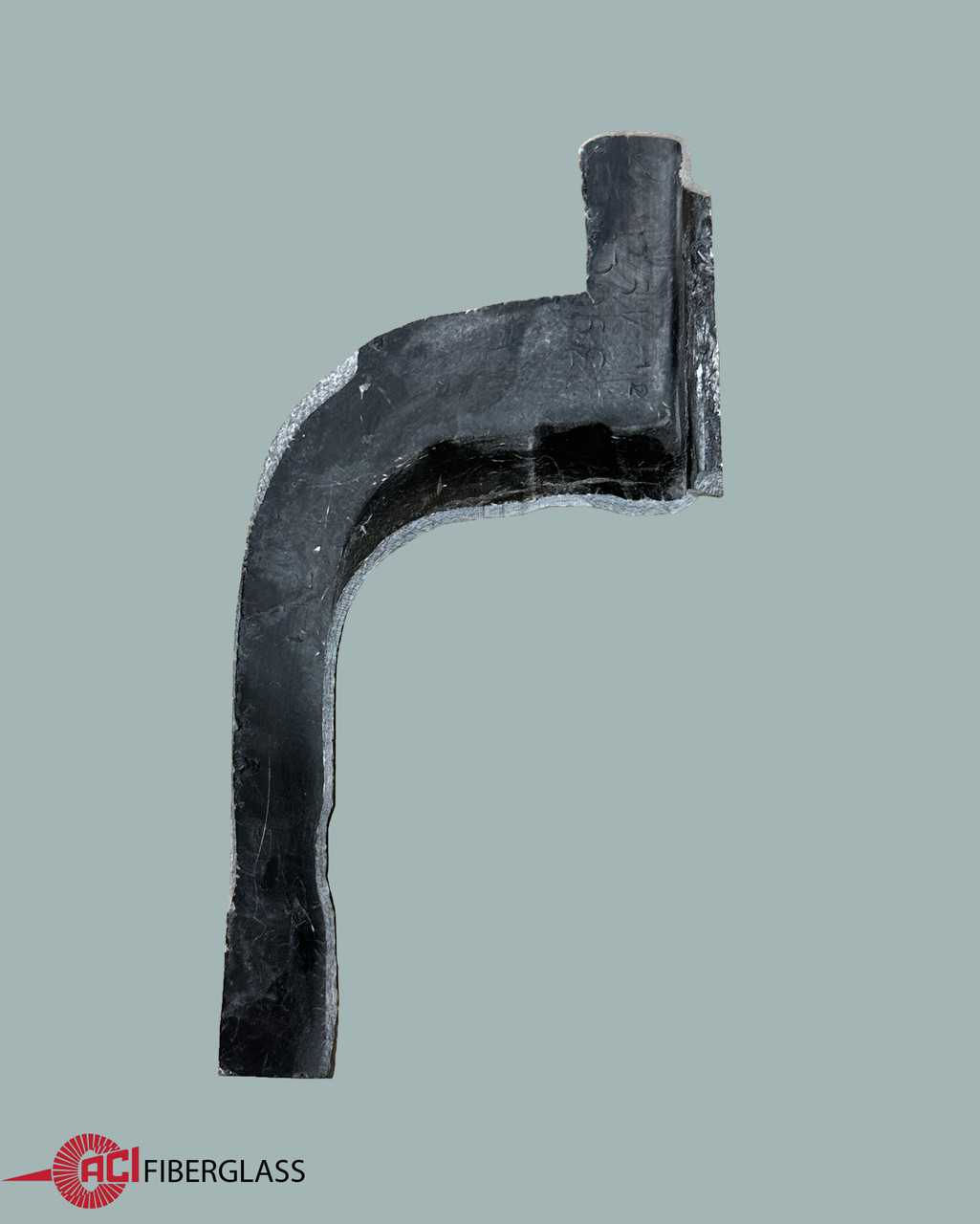 C3 - 1970-1973 BONDING STRIP, QUARTER PANEL TO EXHAUST PANEL RH