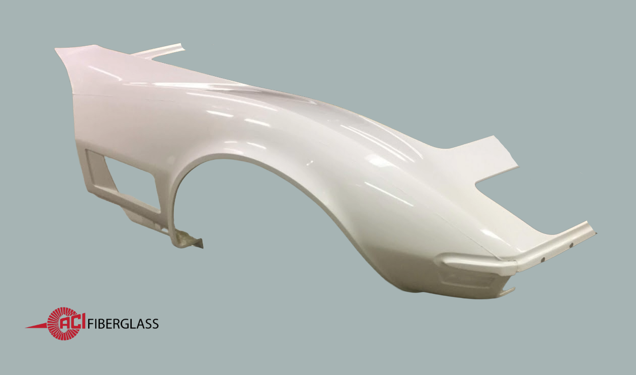 C3 - 1970-1972 FRONT END, ONE THIRD RH