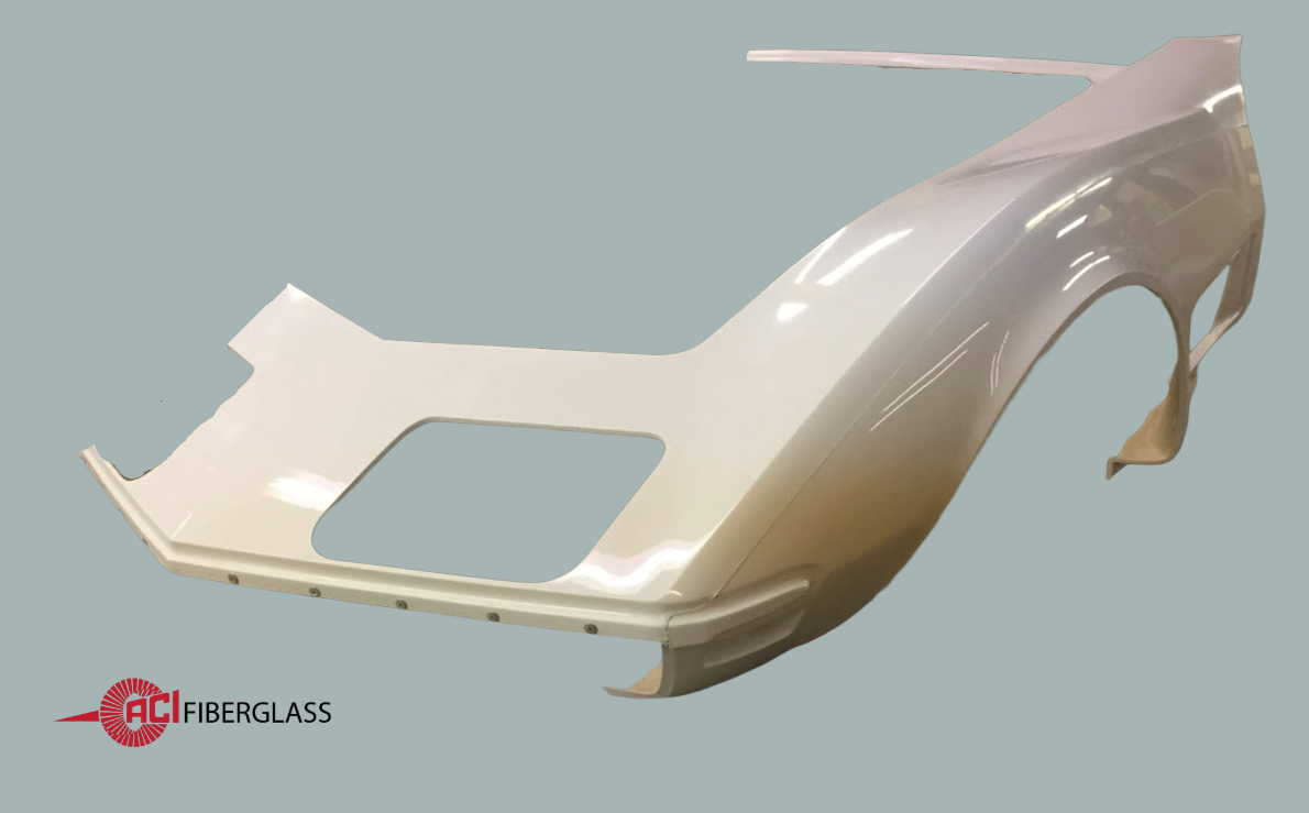 C3 - 1970-1972 FRONT END, TWO-THIRDS LH