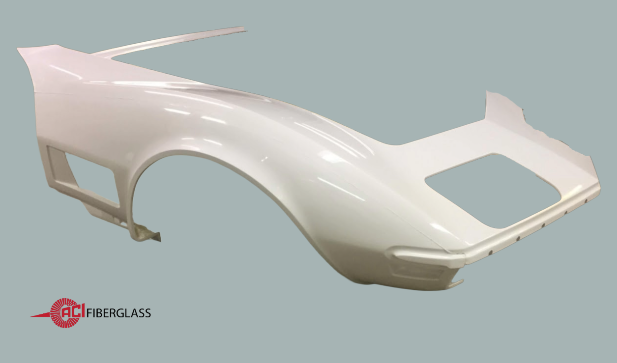 C3 - 1970-1972 FRONT END, TWO-THIRDS RH