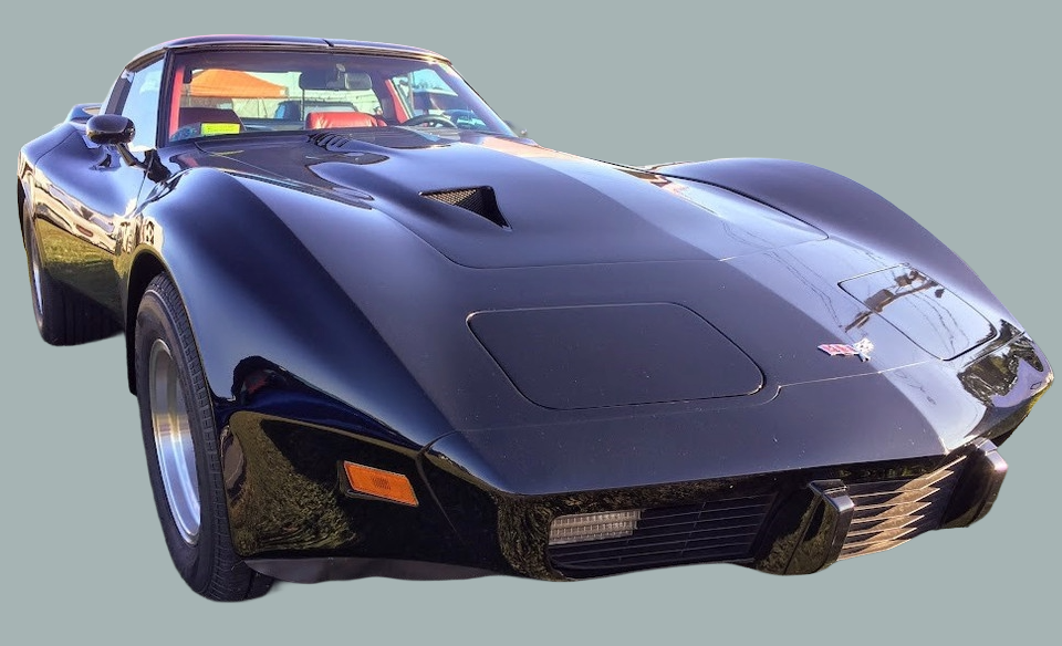 C3 - 1968-1976 HOOD, TURBO STYLE (Single Naca Duct)