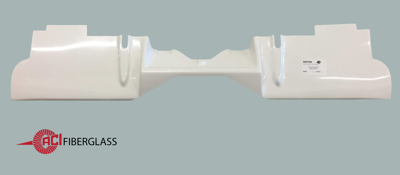 C3 - 1969 ONLY EXHAUST PANEL W/EARS (Side Exhaust Conversion)