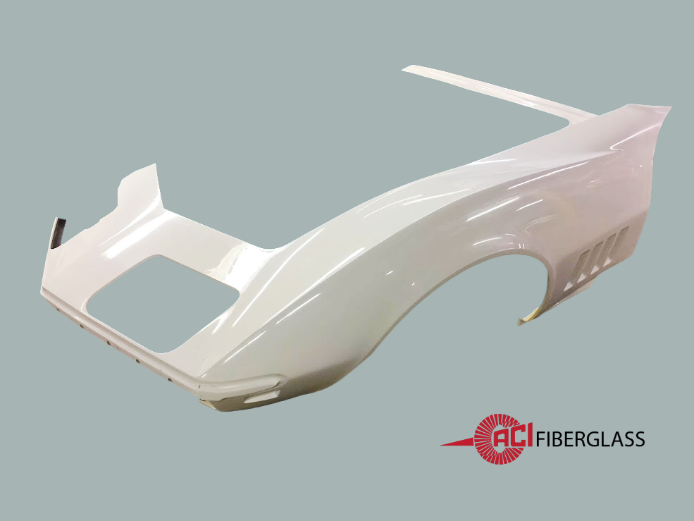 C3 - 1968-1969 FRONT END, TWO-THIRDS LH