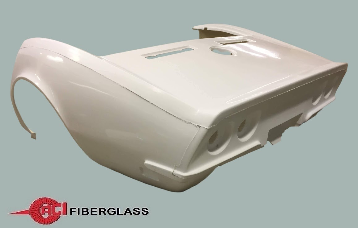 C3 - 1968-1969 REAR END, (1PC) DOOR TO DOOR (Convertible)