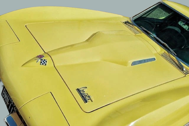 C2 - 1963-1967 HOOD, 65 BIG BLOCK STYLE