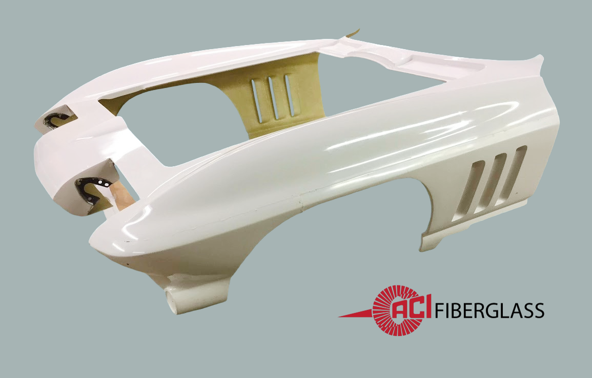 C2 - 1965-1966 FRONT END, (1PC) DOOR TO DOOR