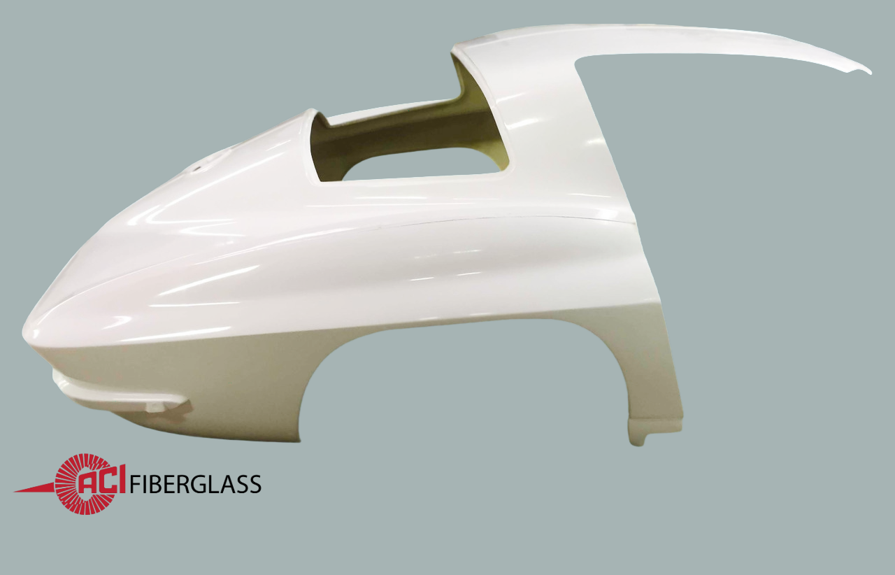 C2 - 1963-1966 REAR END, (1PC) DOOR TO DOOR W/ROOF COUPE