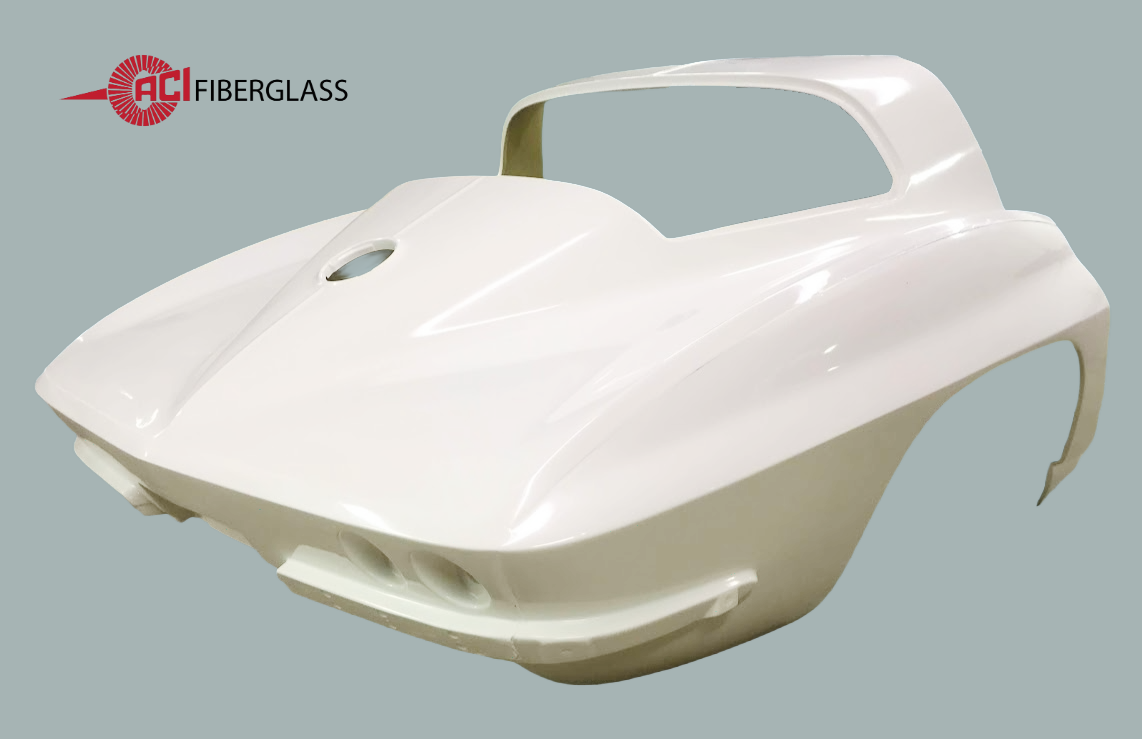 C2 - 1963-1966 REAR END, (1PC) DOOR TO DOOR W/O ROOF COUPE