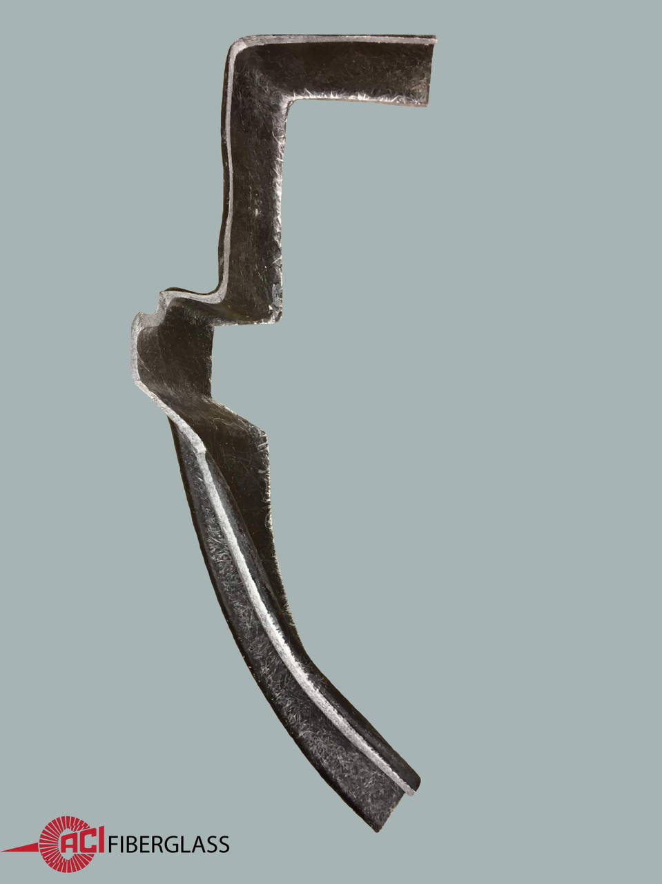 C2 - 1964-1967 BONDING STRIP, TAIL LAMP TO QUARTER PANEL LH