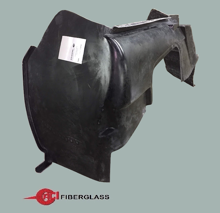 C2 - 1963-1967 FENDER INNER SKIRT, FRONT (HAND-LAID) LH