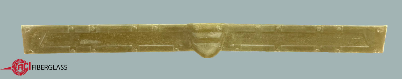 C2 - 1963-1967 BONDING STRIP, HEADER BAR TO HOOD SURROUND