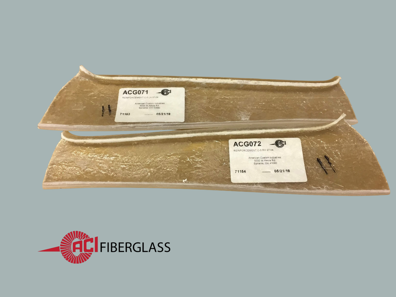 C5 - 1997-2004 REINFORCEMENT, C-5 REAR BUMPER, PAIR