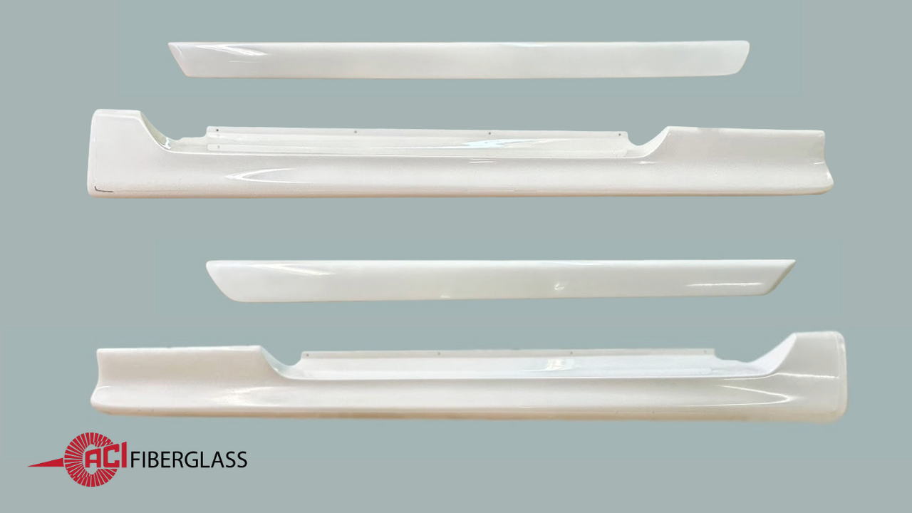 C4 - 1984-1996 ROCKER & DOOR STRIP, MOTOR SPORT 4 PC