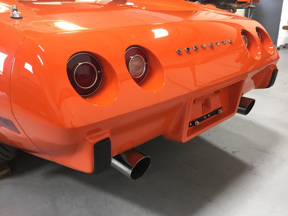 C3 - 1975 ONLY REAR BUMPER, STOCK TRUFLEX