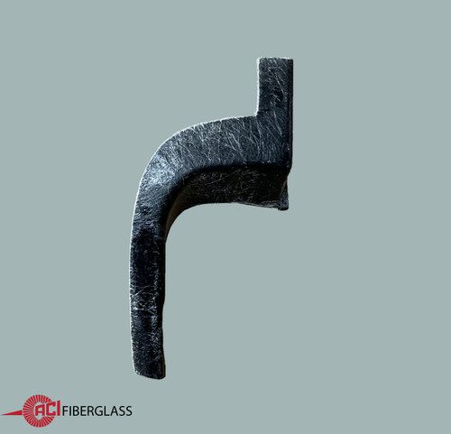 C3 -1970-1973 BONDING STRIP, QUARTER PANEL TO EXHAUST PANEL LH