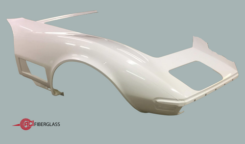 C3 - 1970-1972 FRONT END, TWO-THIRDS RH