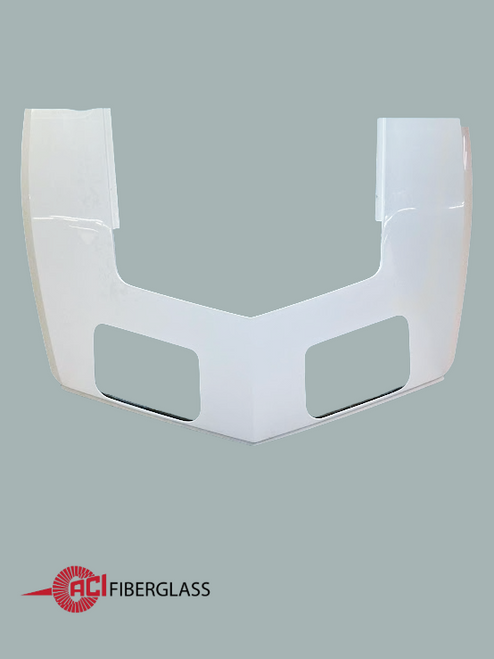 C3 - 1968-1972 HOOD SURROUND, CENTER FORWARD