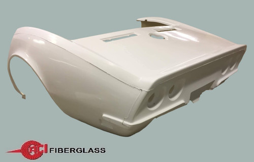 C3 - 1968-1969 REAR END, (1PC) DOOR TO DOOR (Convertible)