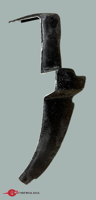 C2 - 1963 ONLY BONDING STRIP, TAIL LIGHT PANEL TO QUARTER PANEL LH