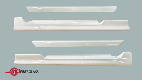 C4 - 1984-1996 ROCKER & DOOR STRIP, MOTOR SPORT 4 PC