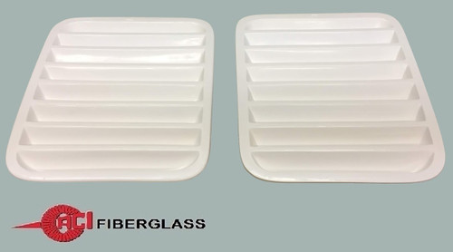 C4 - 1984-1996 LOUVER HOOD PAIR