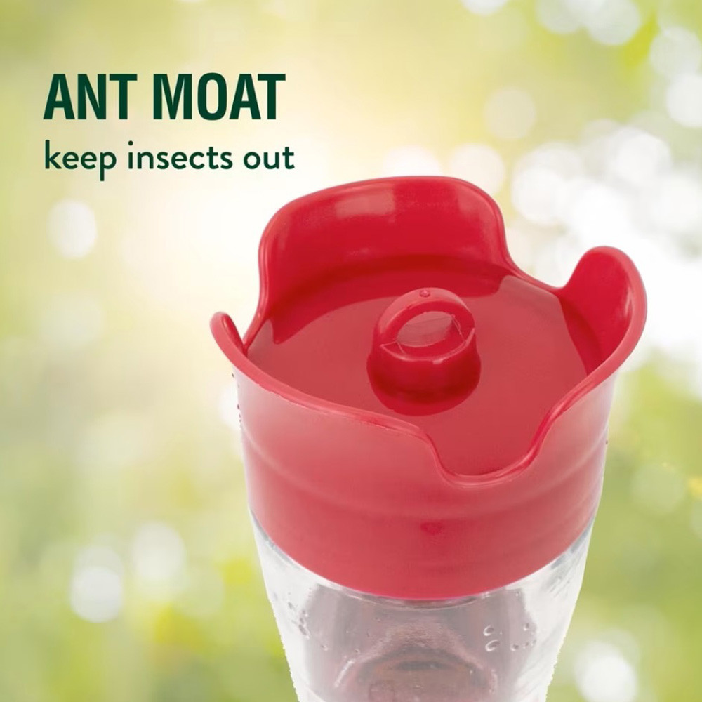 PerkyPet Pinch Waist Glass Hummingbird Feeder, 8 oz