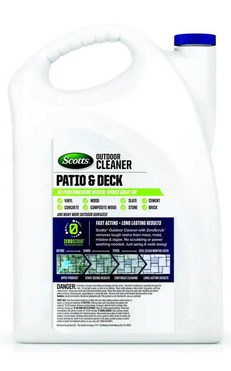 Scotts Outdoor Cleaner Patio and Deck with ZeroScrub Technology
