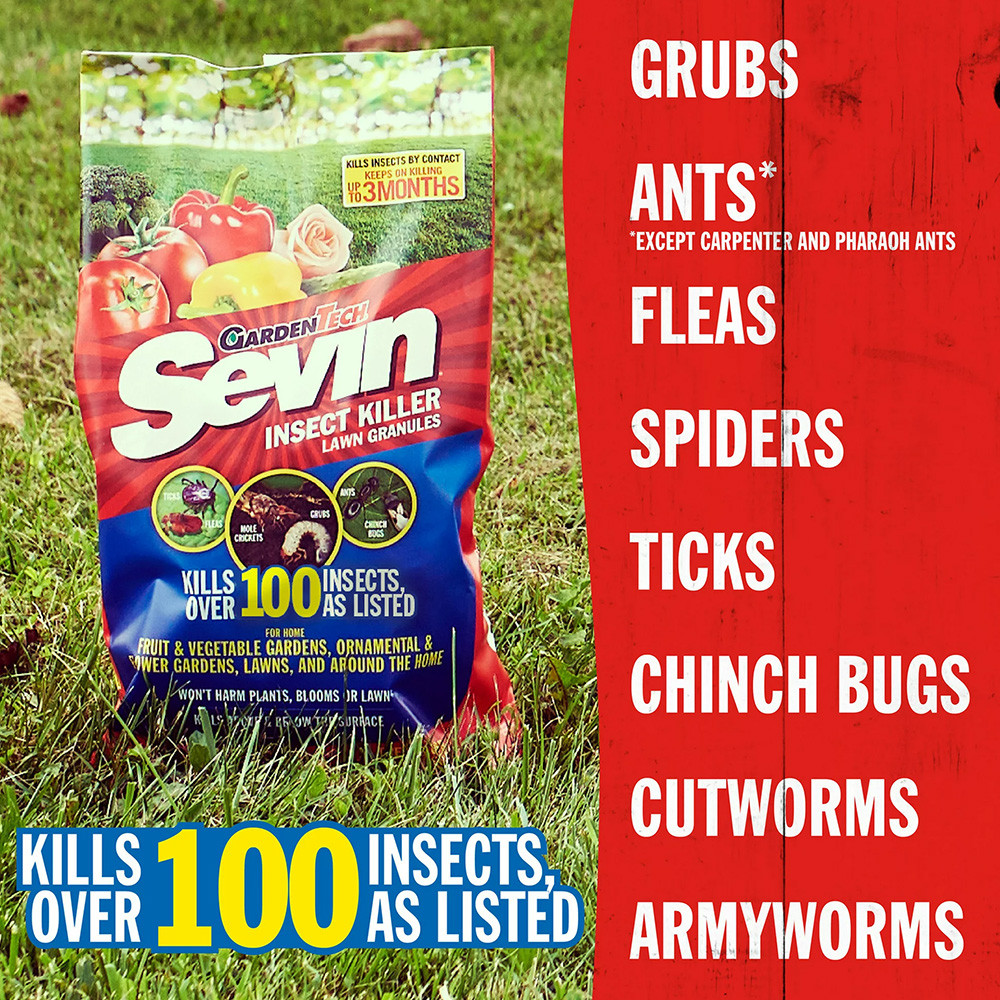 Sevin Insect Killer Lawn Granules, 10 lb