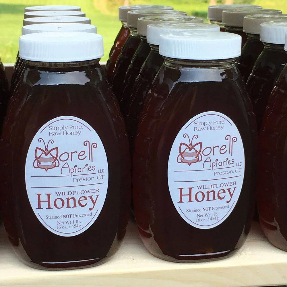Morell Apiaries Pure Raw Honey, 16 oz