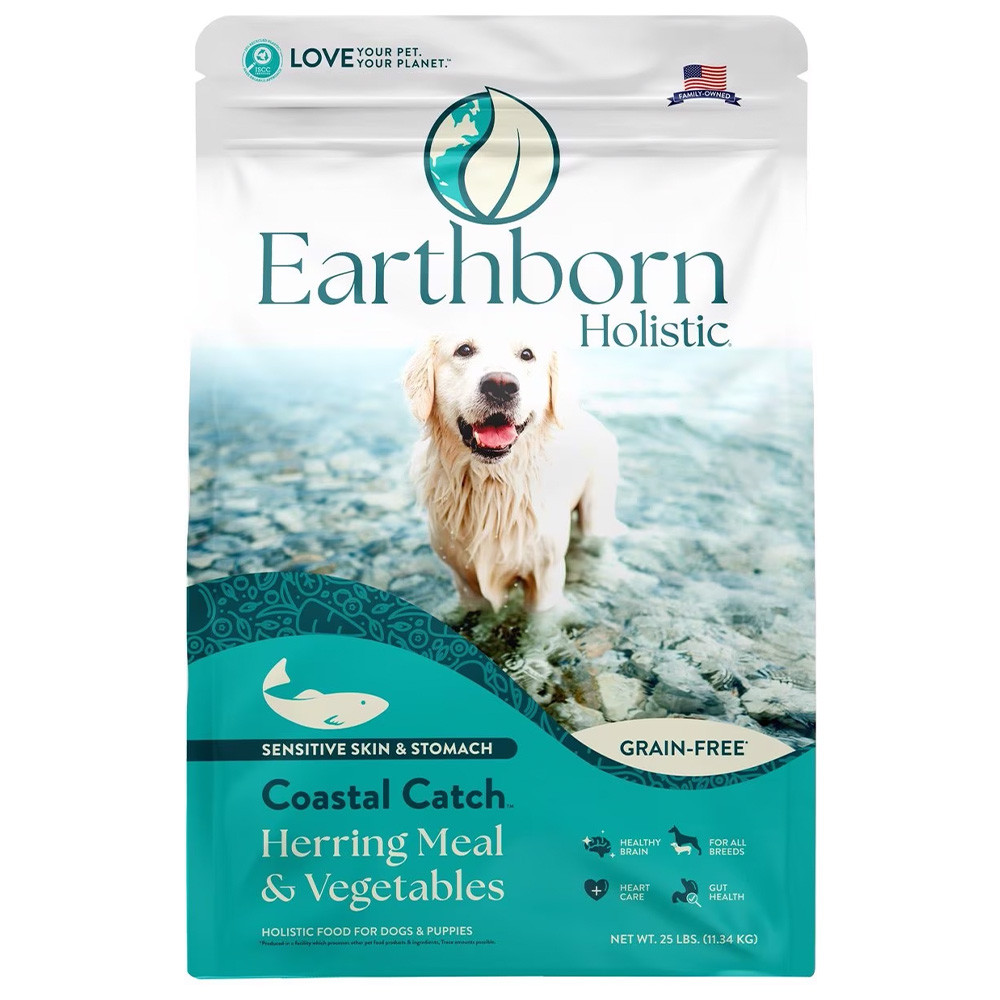 Earthborn Holistic GrainFree Coastal Catch Dog Food, 25 lb Smithland