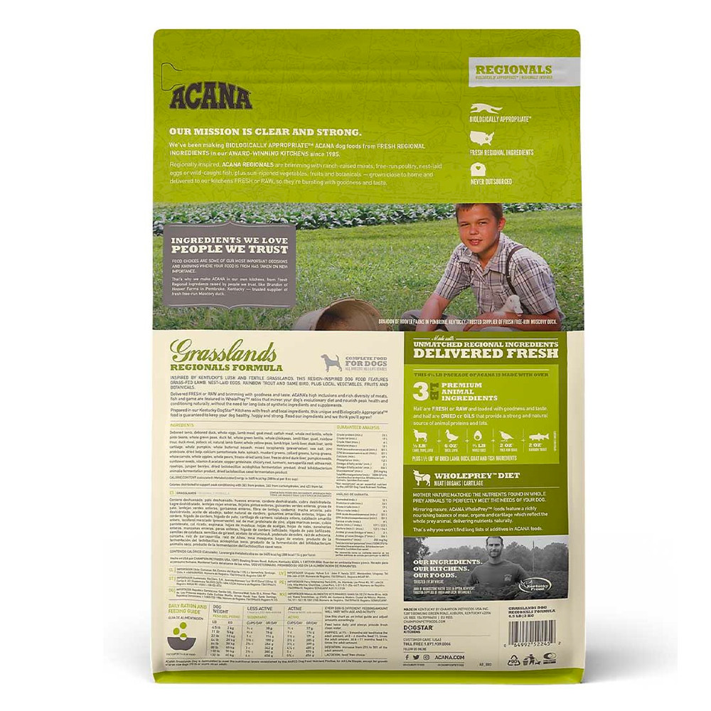 ACANA GrainFree Grasslands Dog Food, 4.5 lb