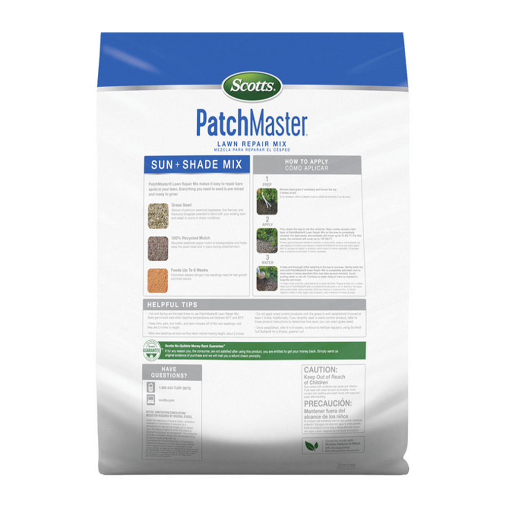 Scotts PatchMaster Lawn Repair Sun & Shade Mix, 4.75 lb