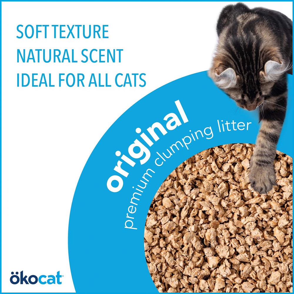 Ökocat Original Premium Wood Clumping Cat Litter, 18.8 lb